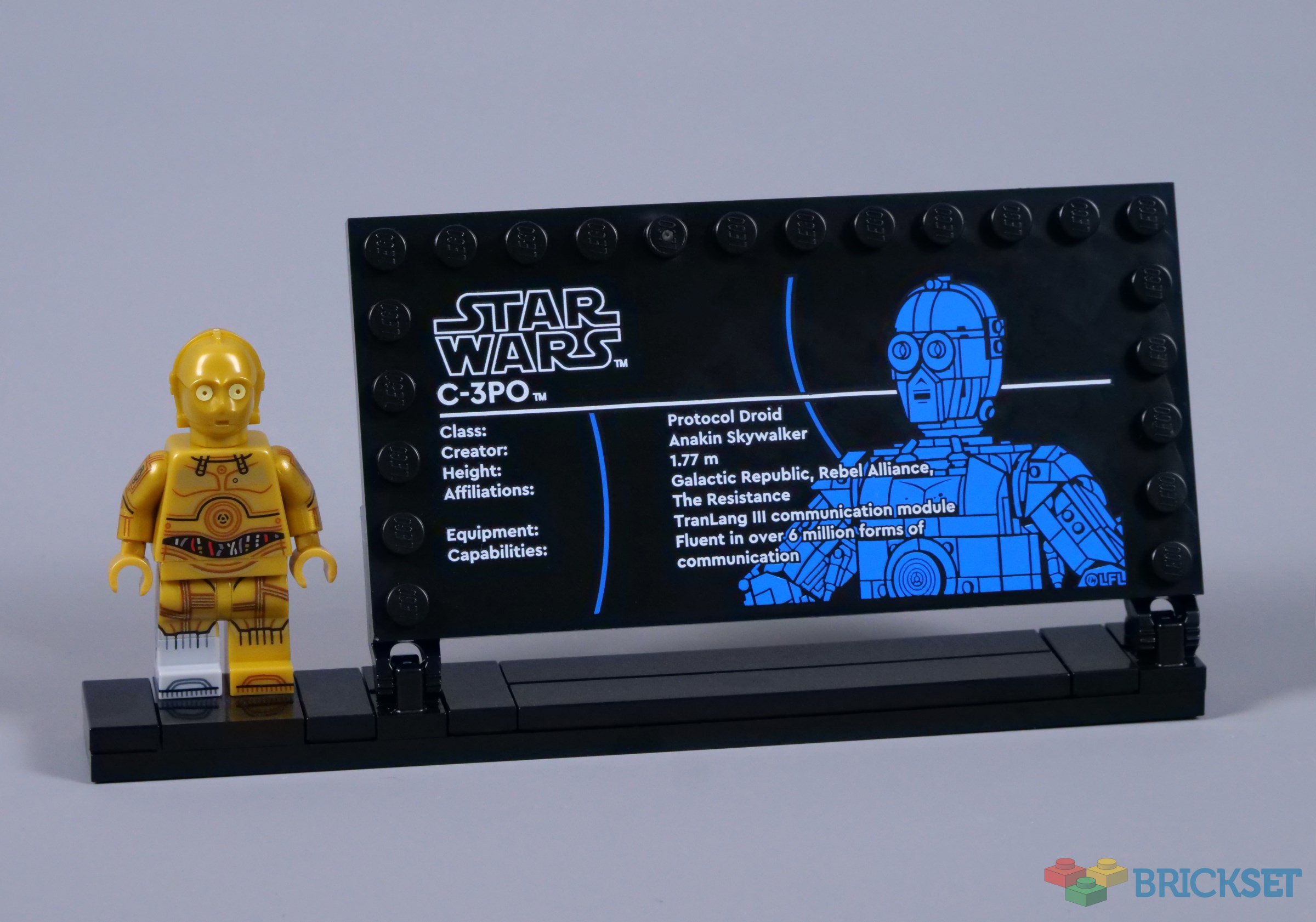 LEGO Star Wars 75398 C-3PO review | Brickset